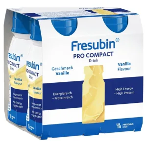 Fresubin Pro Compact Drink, preparat nutritiv, aromă de vanilie, 4 x 125 ml