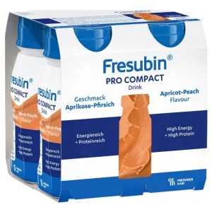 Fresubin Pro Compact Drink, preparat nutritiv, aromă de caise- piersici, 4 x 125 ml