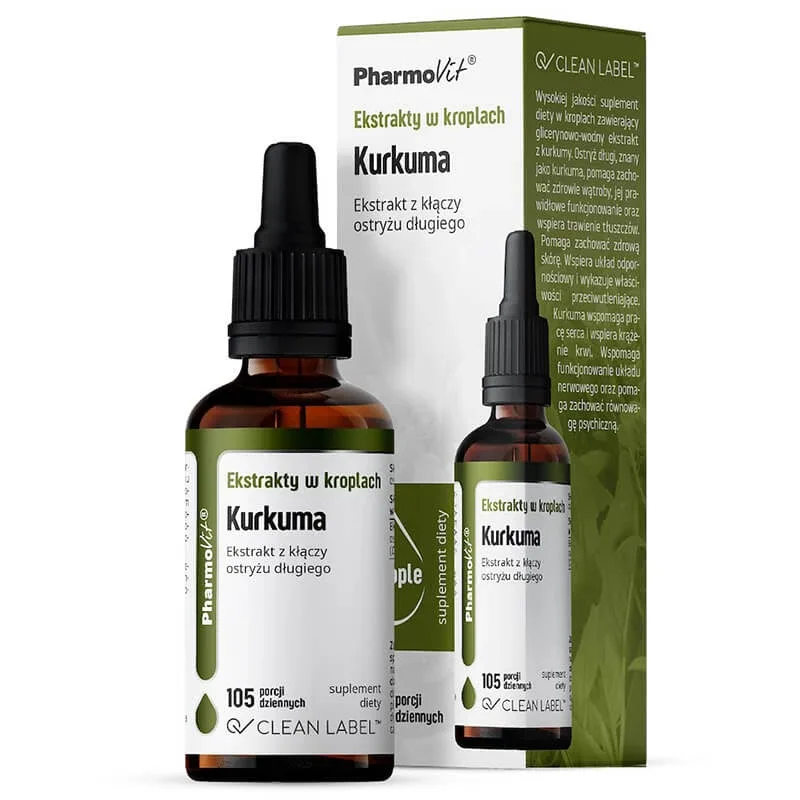 Extracte Pharmovit în picături Turmeric, 30 ml — preț și oferte