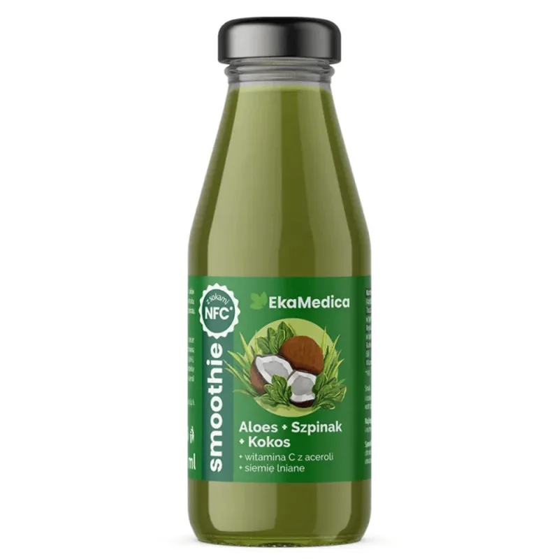 EkaMedica, smoothie, aloe-cucumb-pineapple, 250 ml — preț și oferte