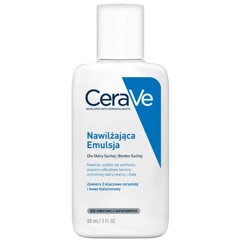 CeraVe, emulsie hidratantă, piele uscată și foarte uscată, 88 ml — preț și oferte
