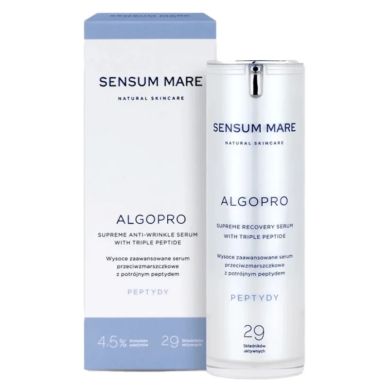 Sensum Mare Algopro, ser antirid foarte avansat cu peptide triple, 30 ml — preț și oferte