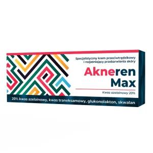 Akneren Max, cremă specializată anti-acnee și de iluminare a imperfecțiunilor, 30 g