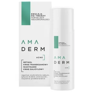 Amaderm Acne, emulsie facială de corectare a imperfecțiunilor, 50 ml