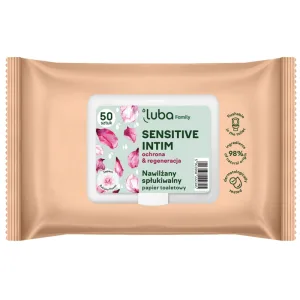 Luba Eco Family, hârtie igienică umedă, sensitive intim, 50 bucăți