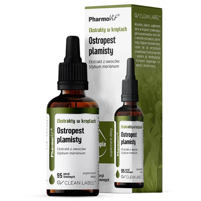 Extracte Pharmovit în picături de ciulin, 30 ml — preț și oferte