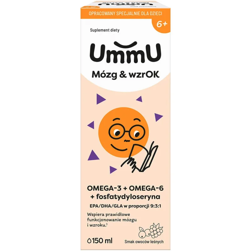 UmmU Brain & Brain, pentru copii de la 6 ani, lichid, 150 ml USP — preț și oferte