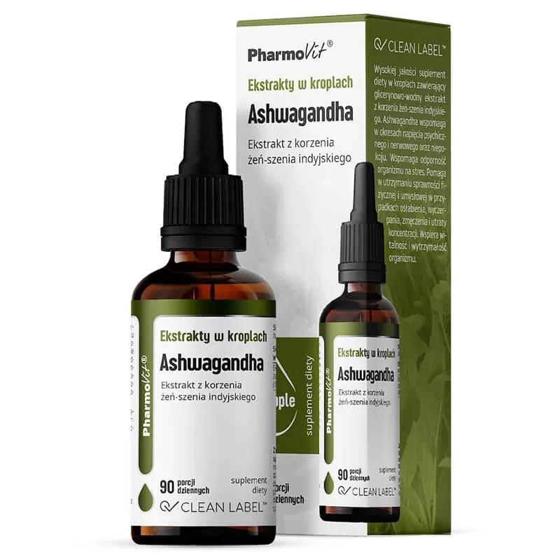 Extracte Pharmovit în picături Ashwagandha, 30 ml — preț și oferte