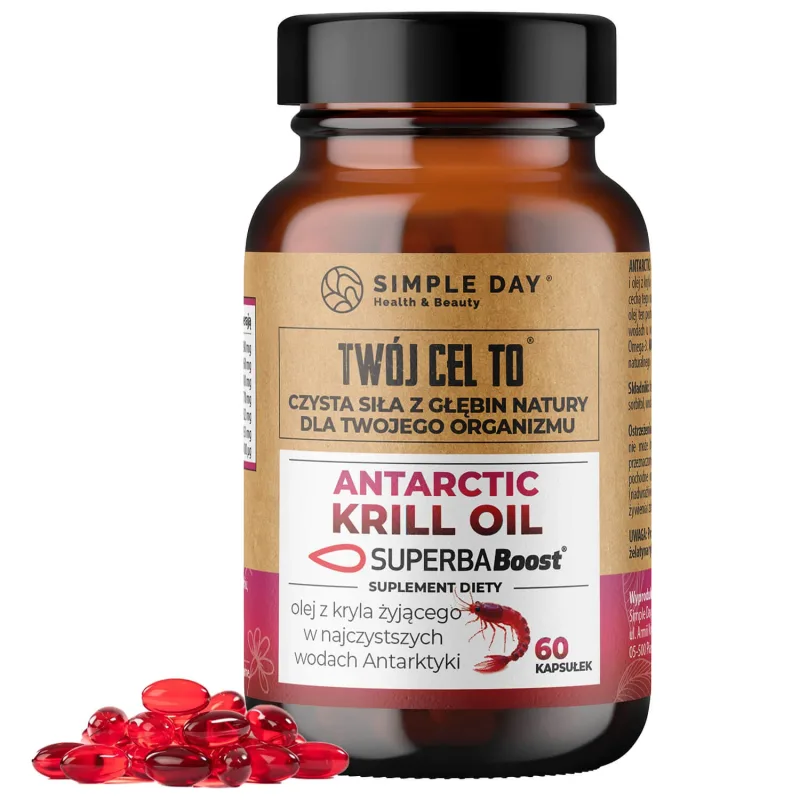 Simple Day Antarctic Krill Oil, 60 capsule — preț și oferte
