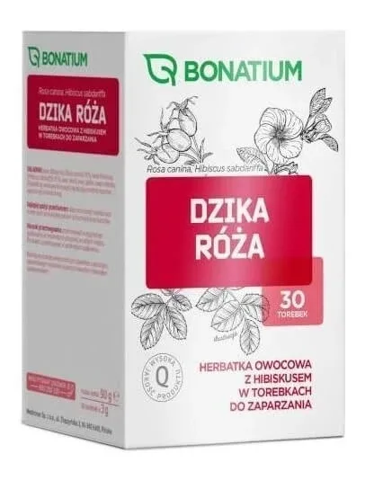 Bonatium Ceai de fructe Wild Rose cu hibiscus, 30 pliculețe Aroma by Bonatium — preț și oferte