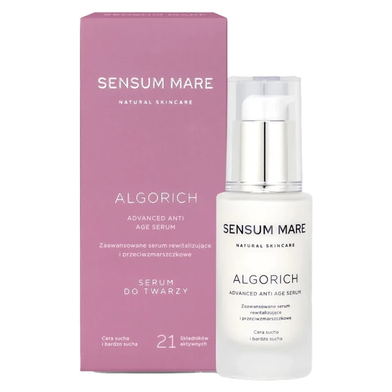 Sensum Mare Algorich, ser avansat revitalizant și antirid, piele uscată și foarte uscată, 30 ml — preț și oferte