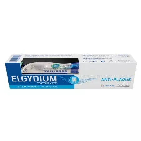 Pachet Pasta de dinti antiplaca 75 ml + Periuta de dinti Clinix M Anti-Plaque, Elgydium — preț și oferte
