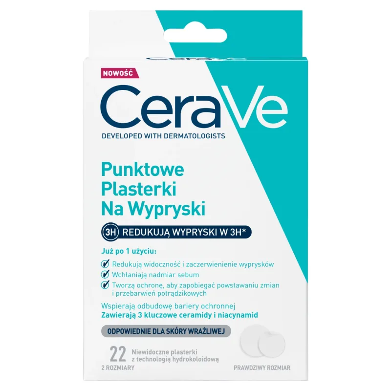 CeraVe, patch-uri pentru pete, 22 bucăți — preț și oferte