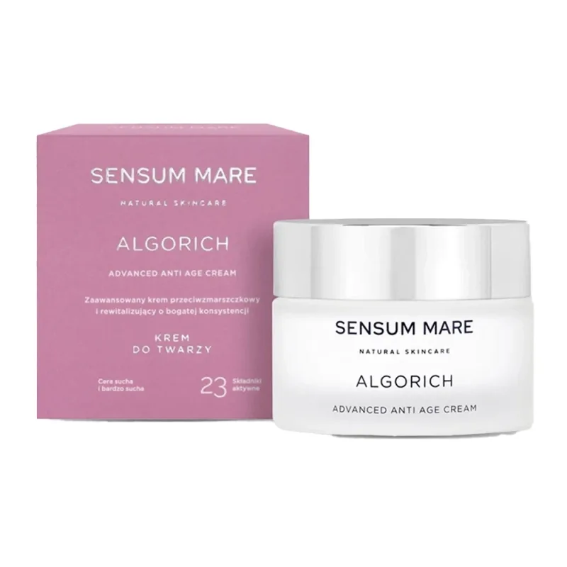 Sensum Mare Algorich, cremă avansată revitalizantă și antirid cu textură bogată, 50 ml — preț și oferte