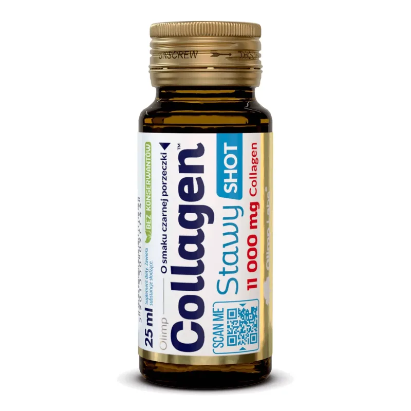 Olimp Collagen Stawy Shot, fiolă de sticlă, aromă de coacăz negru, 25 ml Olimp Labs — preț și oferte