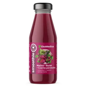 EkaMedica, smoothie, zmeură - sfeclă - coacăz negru, 250 ml
