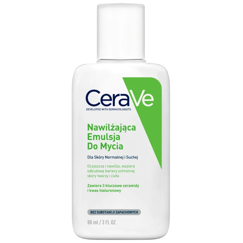 CeraVe, emulsie de curățare hidratantă, piele normală și uscată, 88 ml — preț și oferte
