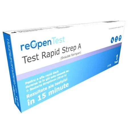 Test rapid Strep A Reopen, 1 bucata, Montana Med — preț și oferte