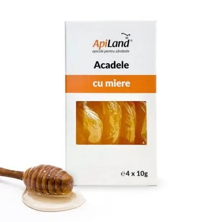 Acadele cu miere, 4 bucati x 12 g, ApiLand — preț și oferte
