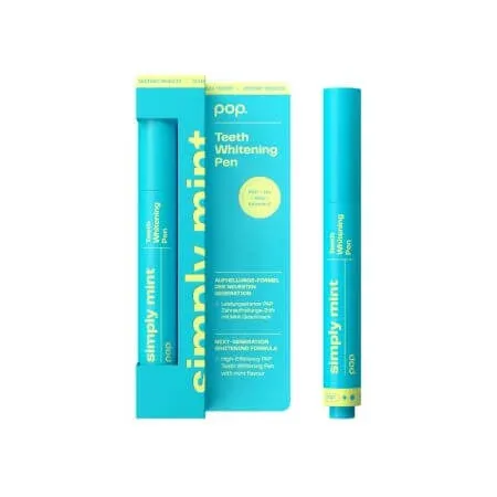 Stilou pentru albirea dintilor, Pop Teeth Whitening Pen Simply Mint, 4 ml, Smilepen Pop — preț și oferte