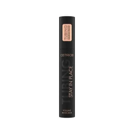 Mascara pentru volum, 010 Panda-Proof Black, Tubing Stay in Place, 11 ml, Catrice — preț și oferte