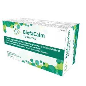 Servetele sterile pentru igiena zilnica a pleoapelor, genelor si marginii palpebrale Wipes, 30 bucati, Blefacalm