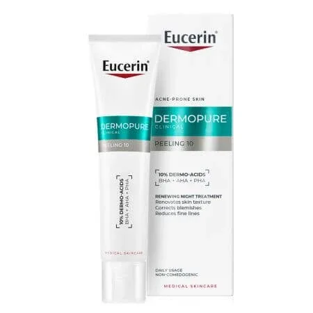 Tratament exfoliant cu acid salicilic pentru noapte Dermo Pure, 40 ml, Eucerin — preț și oferte