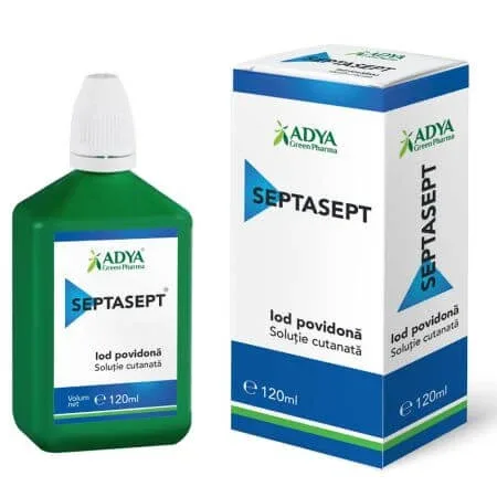 Solutie cutanata Septasept, 120 ml, Adya Adya GreenPharma — preț și oferte