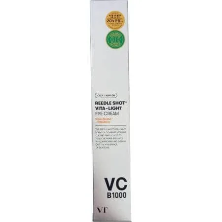 Crema iluminatoare pentru conturul ochilor cu Cica Reedle, Vitamina C si aplicator cu vibratii micro-sonice, 15 ml, Vt Cosmetics — preț și oferte