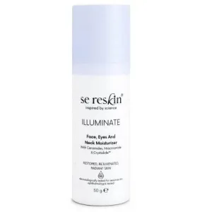 Crema pentru fata si gat cu efect iluminator, 50 g, Se:Reskin