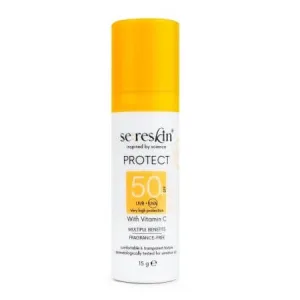 Mini crema pentru fata protectoare cu vitamina C si SPF50, 15 g, Se:Reskin