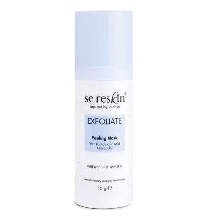 Masca de fata exfolianta cu acid lactobionic si keolin, 50 g, Se:Reskin — preț și oferte