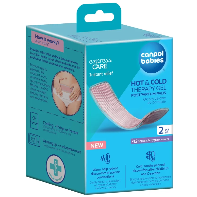 Canpol Babies, pachete de gel postpartum, 2 bucăți — preț și oferte