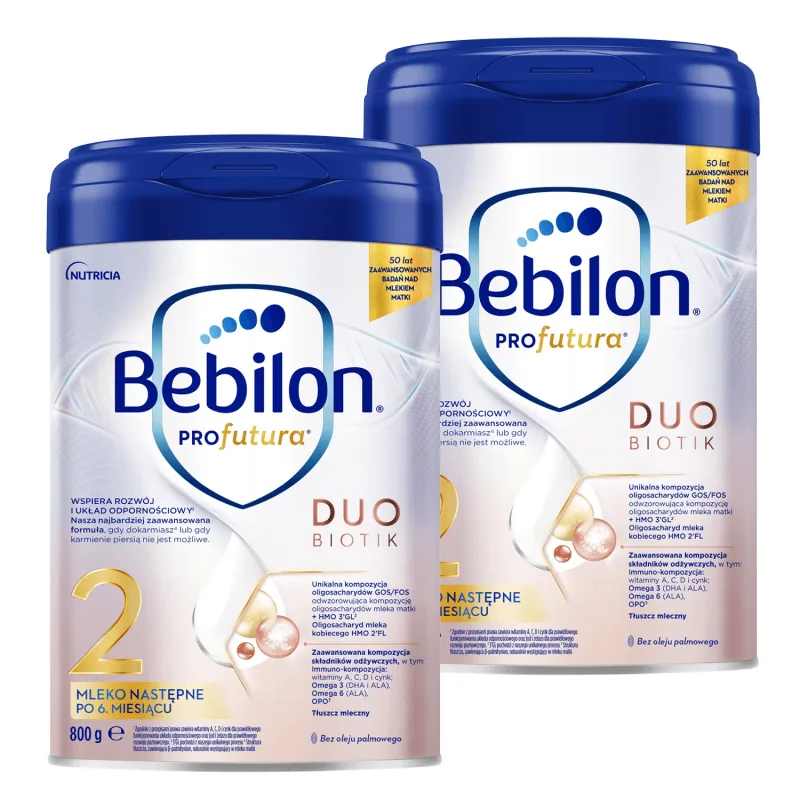 Bebilon Profutura Duo Biotik 2, lapte de continuare, după 6 luni, 2 x 800 g — preț și oferte