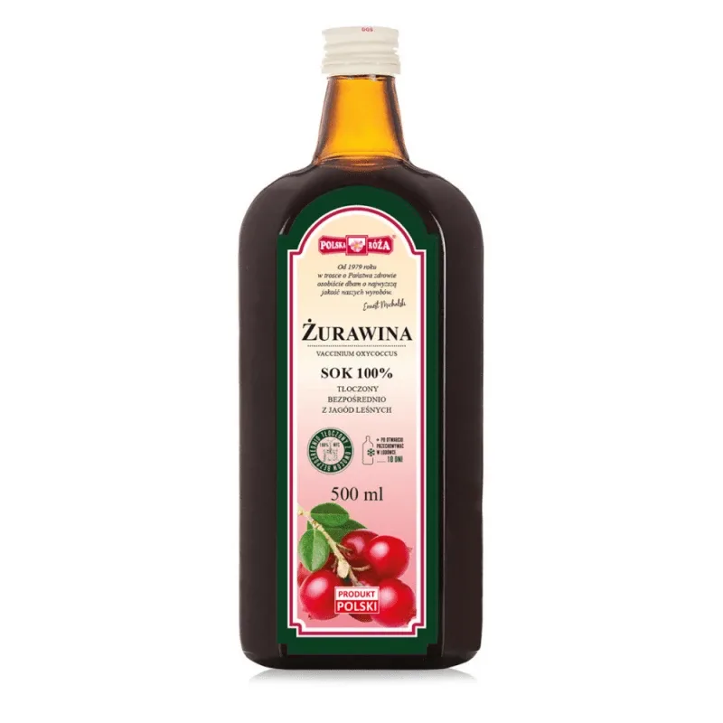 Suc de merișor 100% 500ml Polska Róża — preț și oferte
