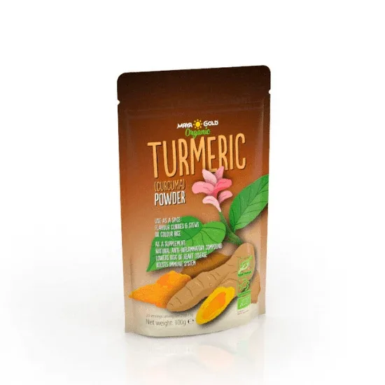 Turmeric pulbere Bio, 100g, Maya Gold — preț și oferte