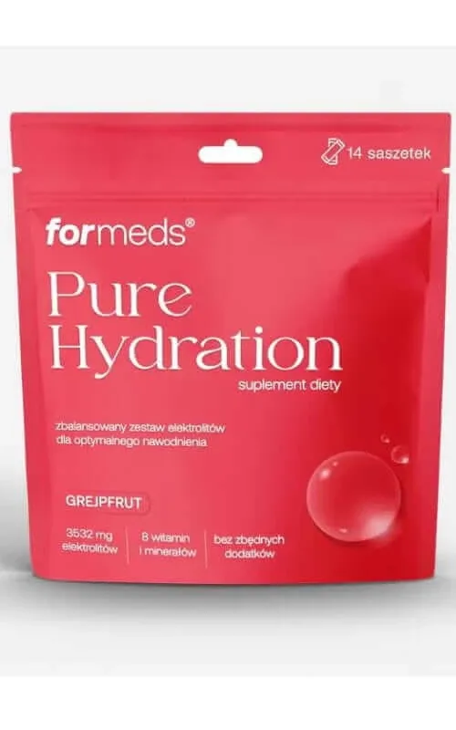 Pure Hydration electroliți aromă grapefruit 14 plicuri Formeds — preț și oferte