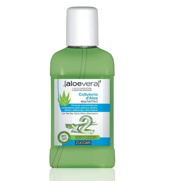 Apă de gură multiactivă cu aloe vera, 250 ml, Zuccari — preț și oferte