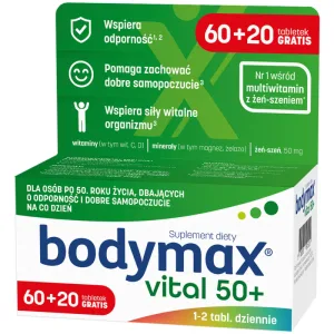 Bodymax Vital 50+, 60 comprimate + 20 comprimate gratuite