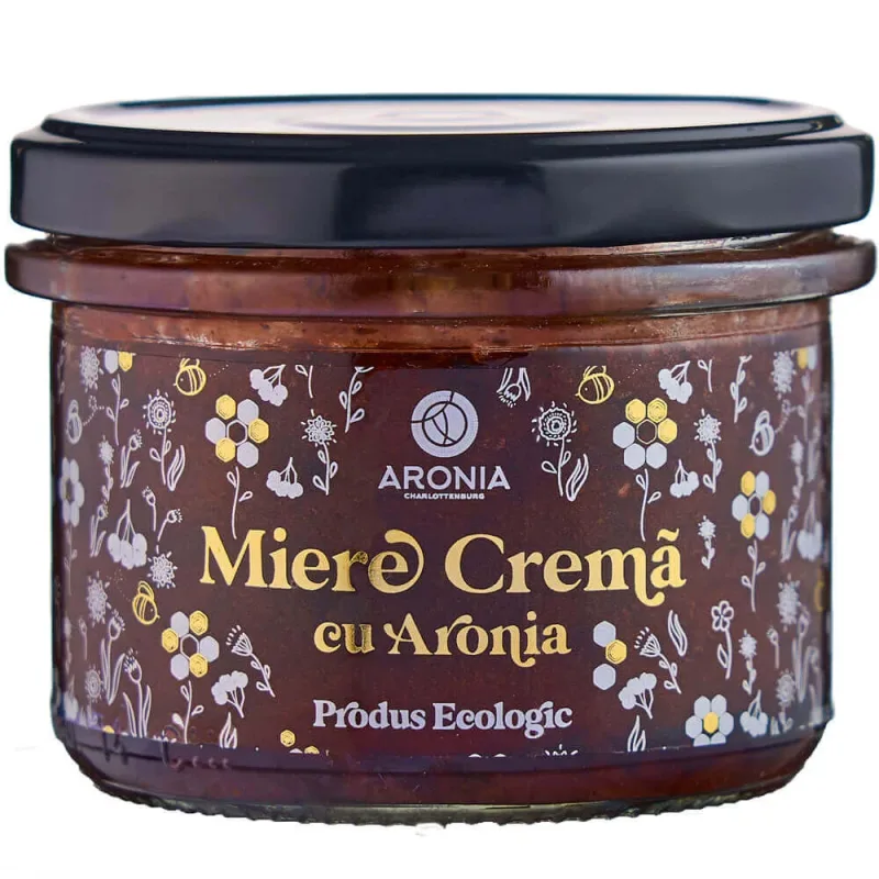 Miere Cremă cu Aronia 220G ECO (RO-ECO-029) Aronia Charlottenburg — preț și oferte