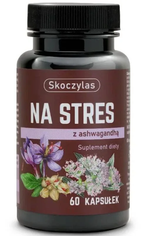 Skoczylas Pentru stres (ashwagandha, șofran, valeriană) 60 capsule — preț și oferte