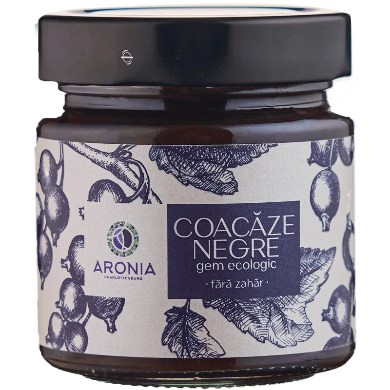 Gem de Coacăze Negre 200G ECO (RO-ECO-029) Aronia Charlottenburg — preț și oferte