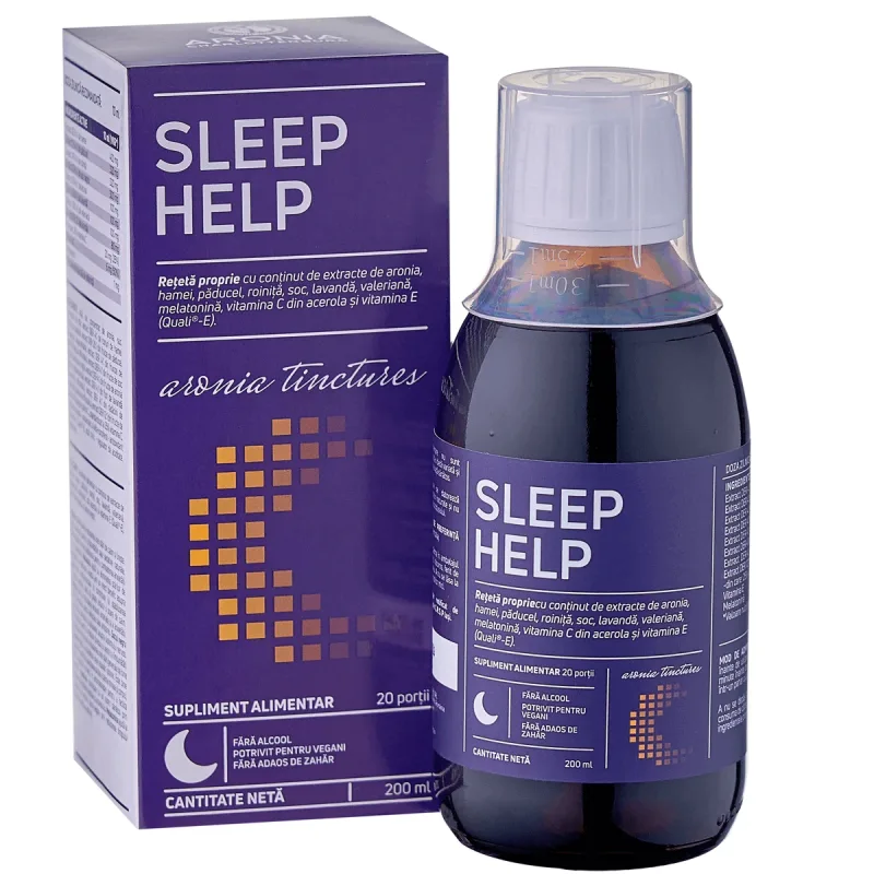 Sleep Help 200ml — o formulă unică din plante și superfructe care susține somnul natural și relaxarea profundă Aronia Charlottenburg — preț și oferte