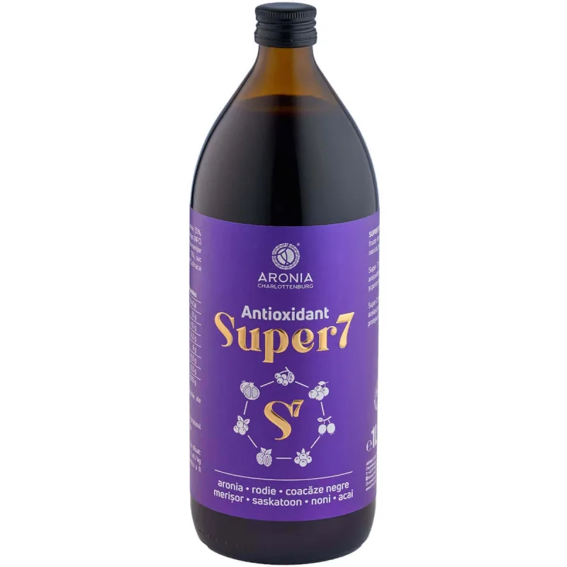 Super 7 Antioxidant — suc 100% natural și ecologic din 7 superfructe cu puternice proprietăți antioxidante, Aronia Aronia Charlottenburg — preț și oferte