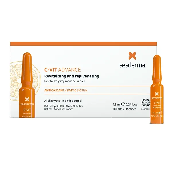 Fiole intensive C-Vit Advance 1.5 ml, 10 fiole, Sesderma — preț și oferte