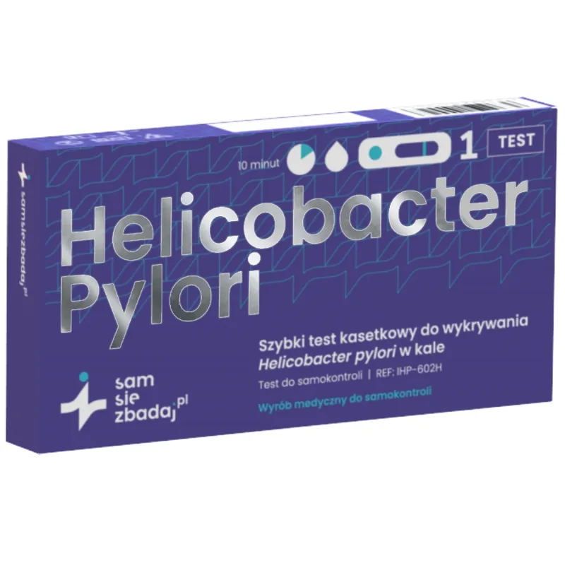 Autotest Helicobacter pylori, test rapid pentru detectarea antigenelor Helicobacter pylori în fecale, casetă, 1 buc Integra — preț și oferte