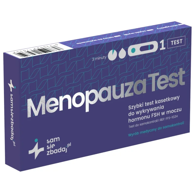 Autotest Test menopauză, test rapid pentru detectarea hormonului FSH în urină, casetă, 1 buc — preț și oferte