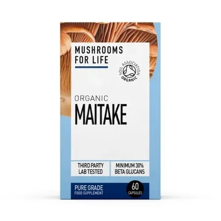 Organic Maitake, 800 mg, 60 capsule, Mushrooms4Life MUSHROOMSFORLIFE — preț și oferte