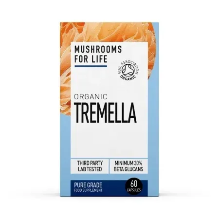 Organic Tremella, 800 mg, 60 capsule, Mushrooms4Life MUSHROOMSFORLIFE — preț și oferte