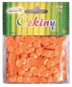 Aliga, Paiete pastelate, portocaliu, 10 g